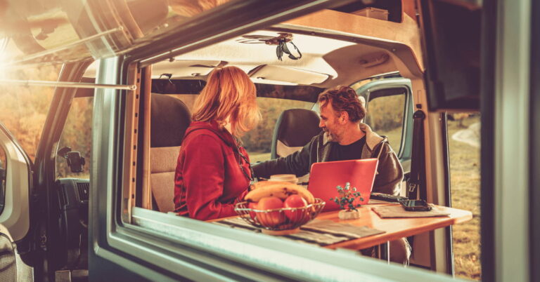 Inside a Small RV