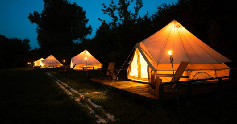 Pop up tents