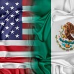 american mexican flag