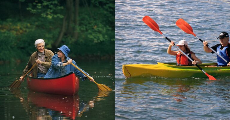 canoes vs. kayaks